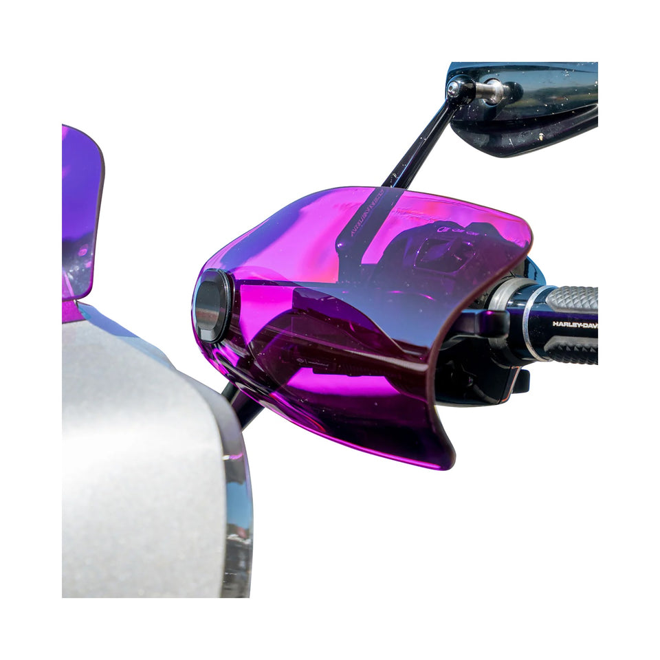KLOCK WERKS - FLARE(R) HANDGUARDS - HARLEY-DAVIDSON HYDRAULIC CLUTCH - PURPLE