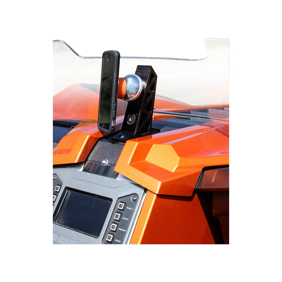 KLOCK WERKS - IOMOUNTS(TM) DEVICE MOUNT - HANDLEBAR MOUNT - SLINGSHOT - BLACK