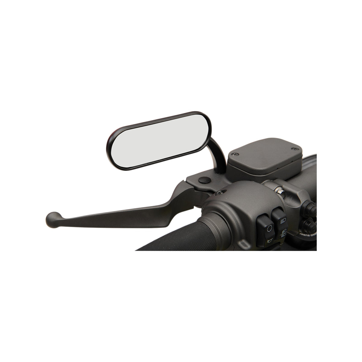 ARLEN NESS - MIRROR - MICRO - MINI - SIDE VIEW - OVAL - BLACK - LEFT