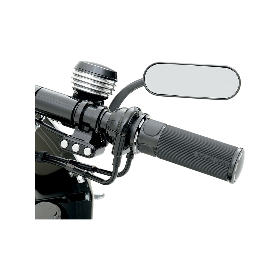 ARLEN NESS - MIRROR - MICRO - MINI - SIDE VIEW - OVAL - BLACK - RIGHT