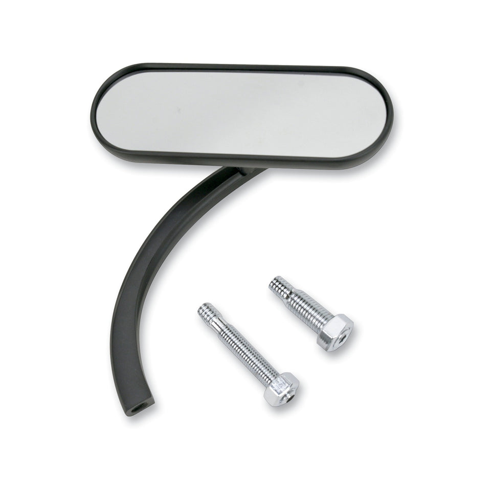 ARLEN NESS - MIRROR - MICRO - MINI - SIDE VIEW - OVAL - BLACK - RIGHT