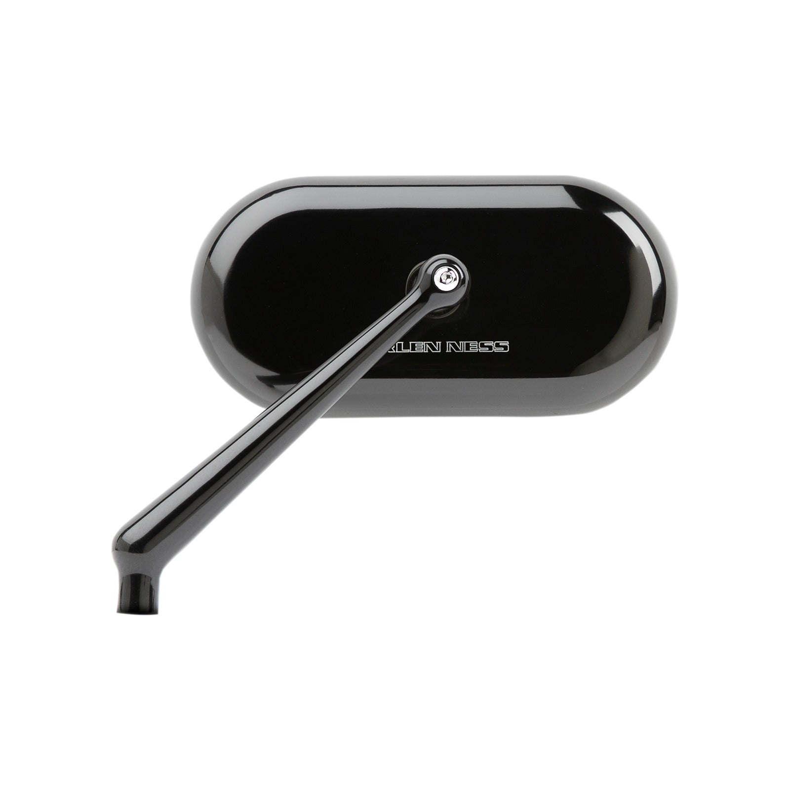 ARLEN NESS - MIRROR - SIDE VIEW - OVAL - BLACK - LEFT