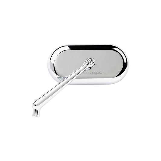 ARLEN NESS - MIRROR - SIDE VIEW - OVAL - CHROME - LEFT