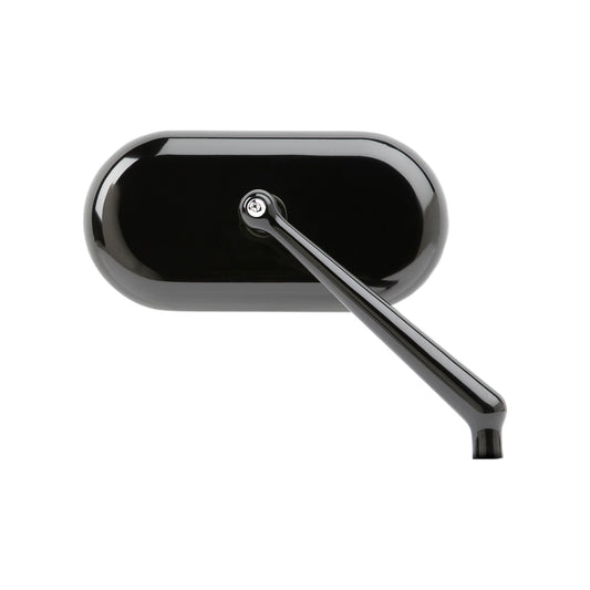 ARLEN NESS - MIRROR - SIDE VIEW - OVAL - BLACK - RIGHT