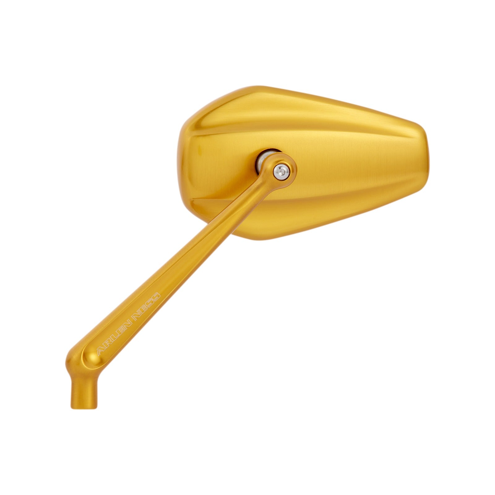 ARLEN NESS - MIRROR - MINI/STOCKER - SIDE VIEW - HEXAGON - GOLD - LEFT