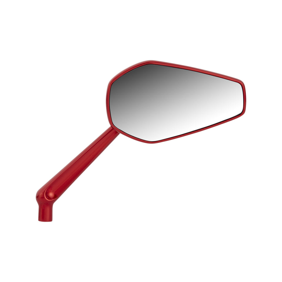 ARLEN NESS - MIRROR - MINI/STOCKER - SIDE VIEW - HEXAGON - RED - LEFT