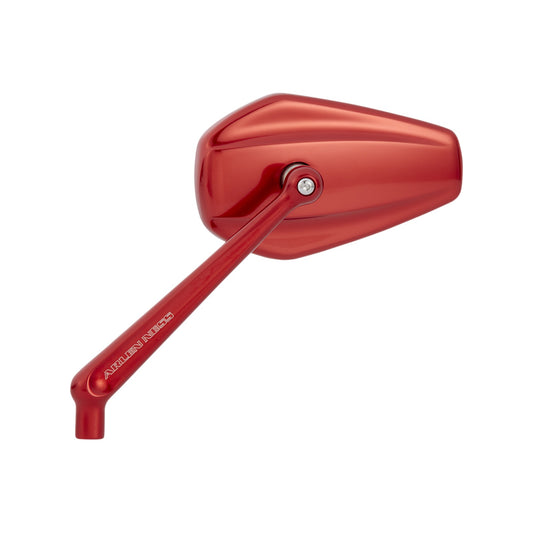 ARLEN NESS - MIRROR - MINI/STOCKER - SIDE VIEW - HEXAGON - RED - RIGHT