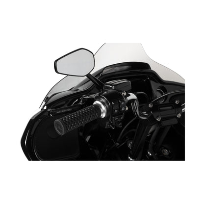 ARLEN NESS - MIRROR - MINI/STOCKER - SIDE VIEW - HEXAGON - BLACK - LEFT
