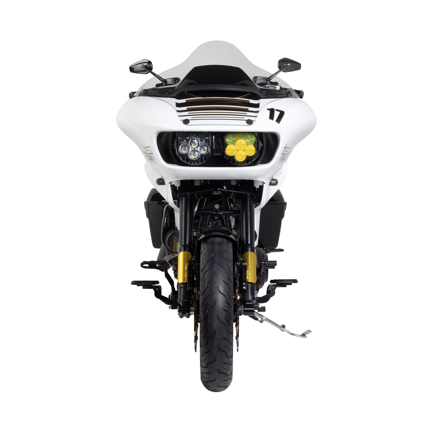 ARLEN NESS - MIRROR - MINI/STOCKER - SIDE VIEW - HEXAGON - BLACK - LEFT