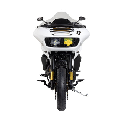 ARLEN NESS - MIRROR - MINI/STOCKER - SIDE VIEW - HEXAGON - BLACK - LEFT
