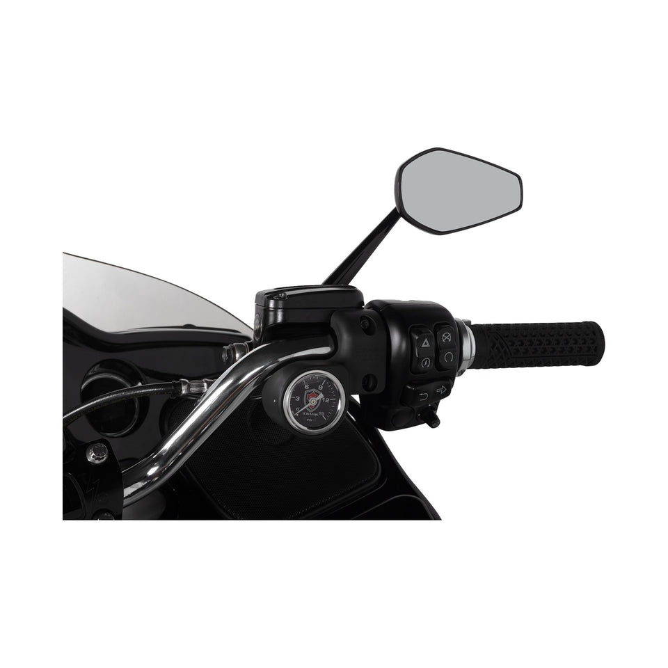 ARLEN NESS - MIRROR - MINI/STOCKER - SIDE VIEW - HEXAGON - BLACK - RIGHT