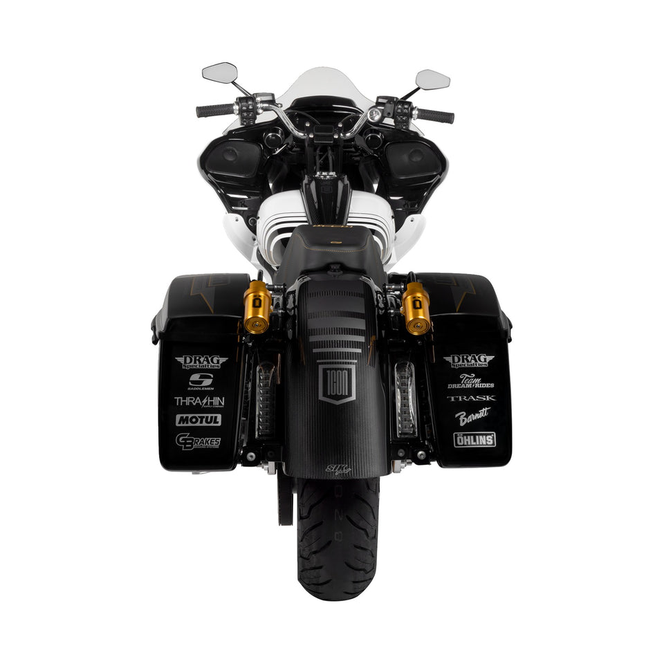 ARLEN NESS - MIRROR - MINI/STOCKER - SIDE VIEW - HEXAGON - BLACK - RIGHT