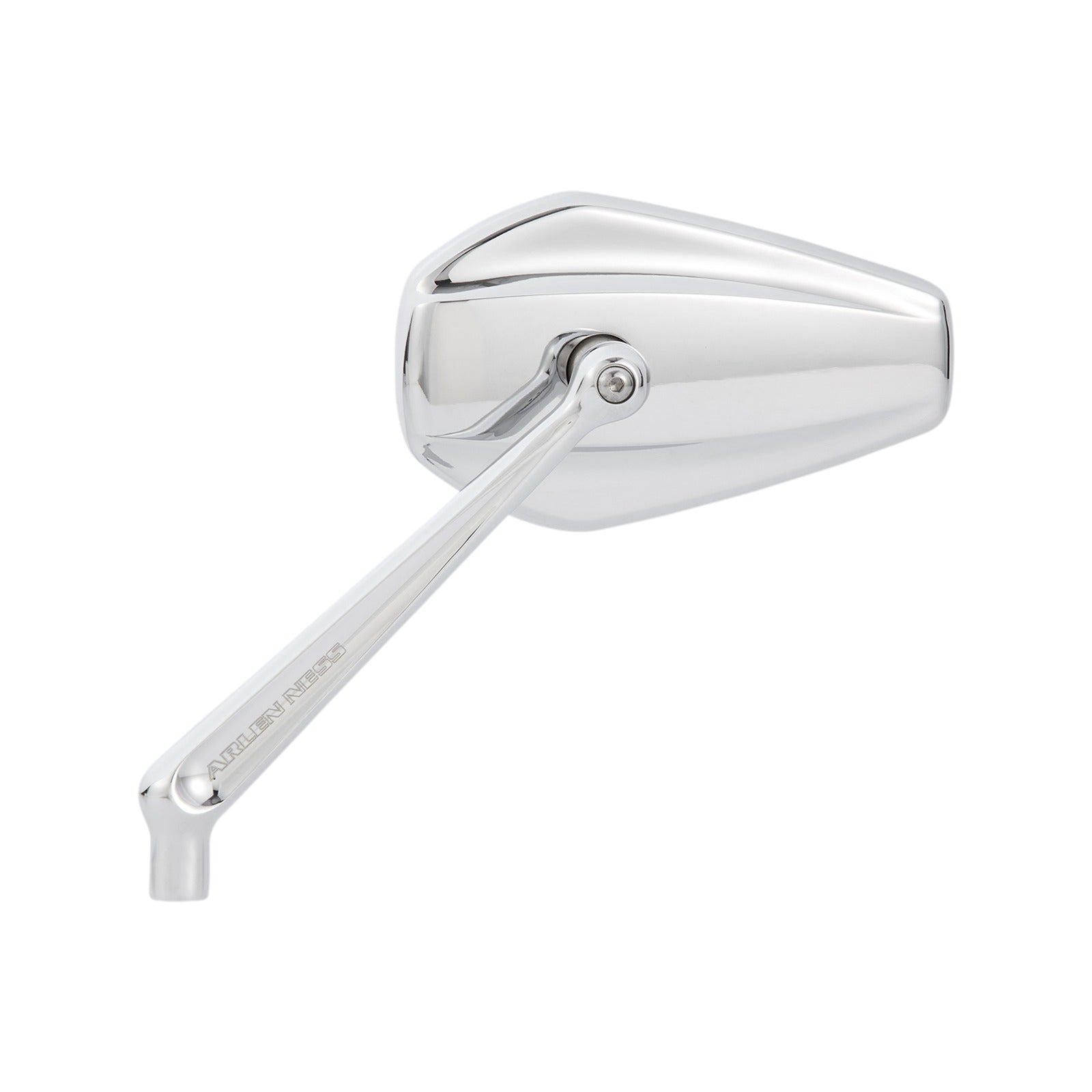 ARLEN NESS - MIRROR - MINI/STOCKER - SIDE VIEW - HEXAGON - CHROME - RIGHT