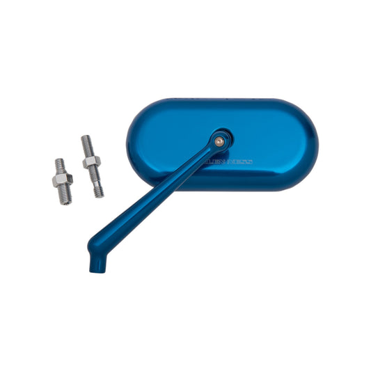 ARLEN NESS - MIRROR - SIDE VIEW - OVAL - BLUE - LEFT