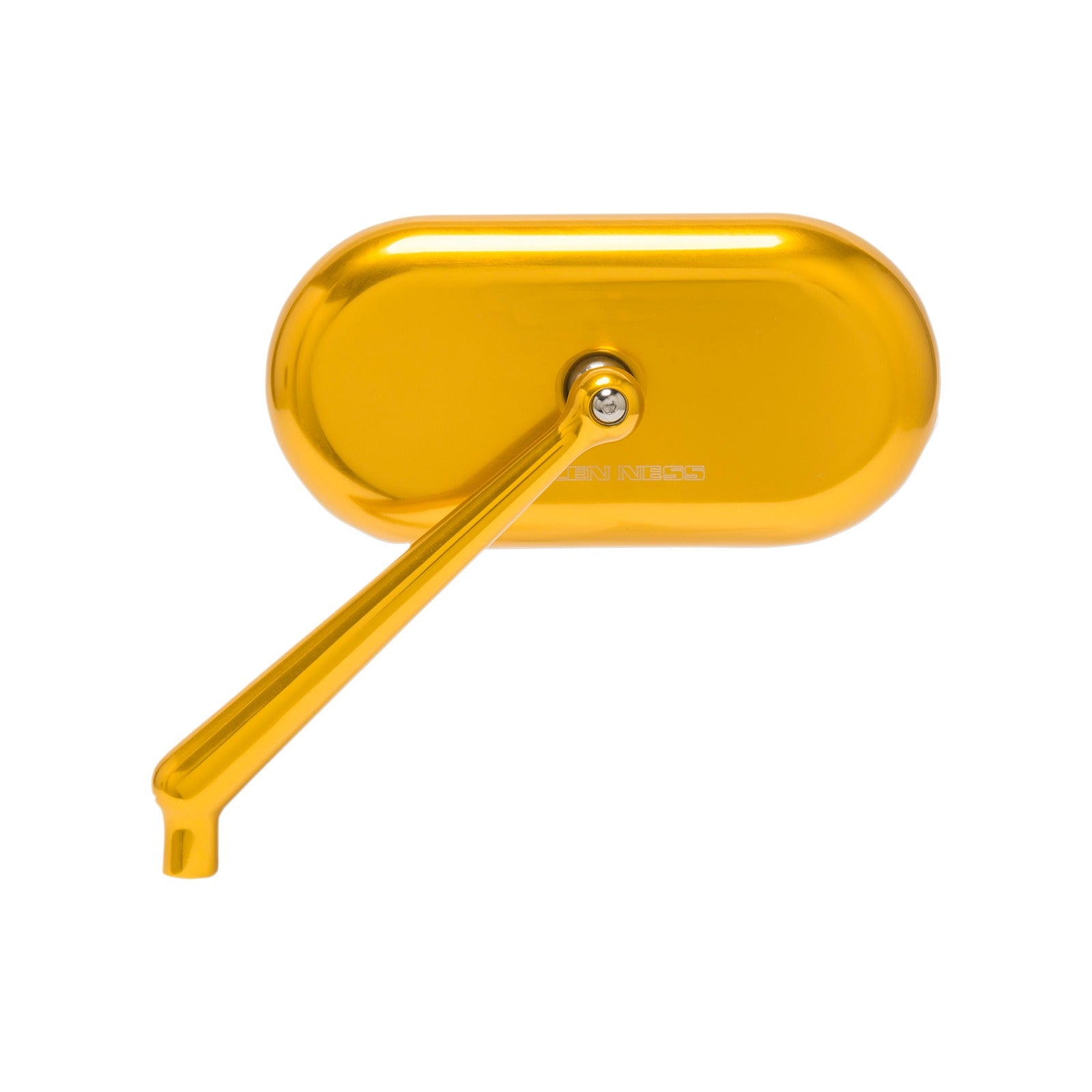 ARLEN NESS - MIRROR - SIDE VIEW - OVAL - GOLD - LEFT
