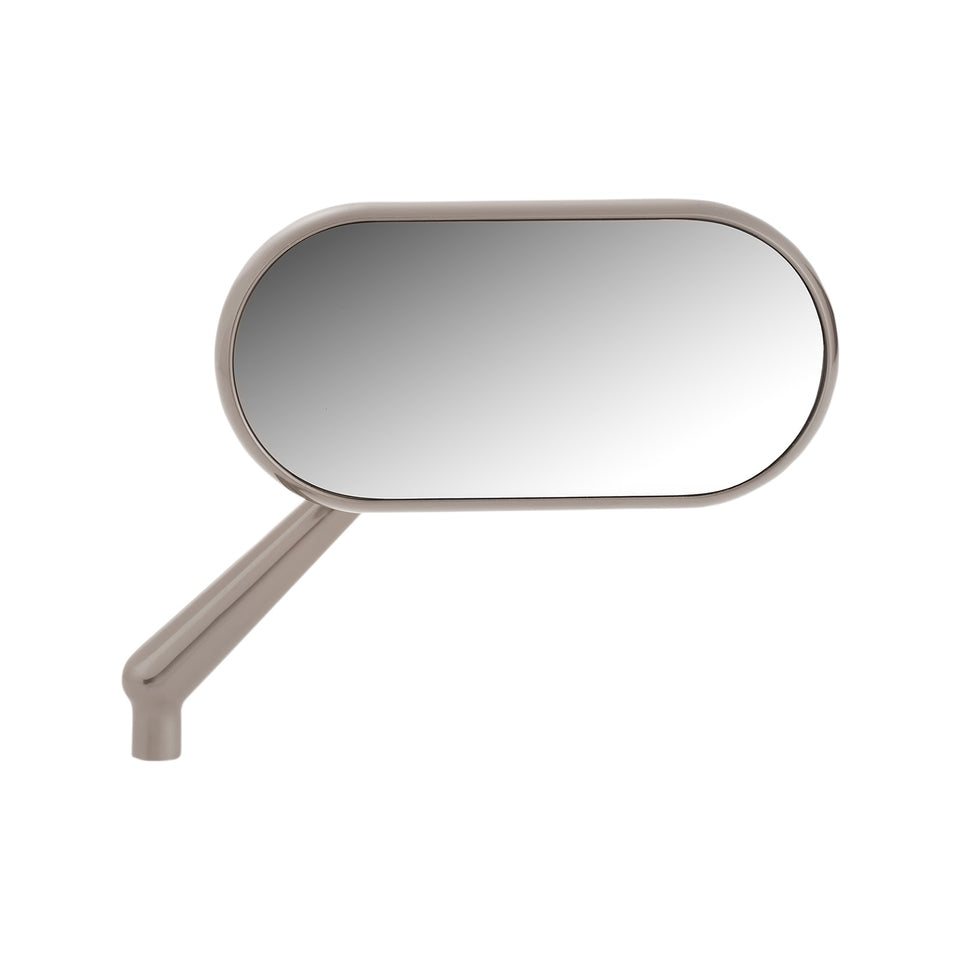 ARLEN NESS - MIRROR - SIDE VIEW - OVAL - TITANIUM - RIGHT