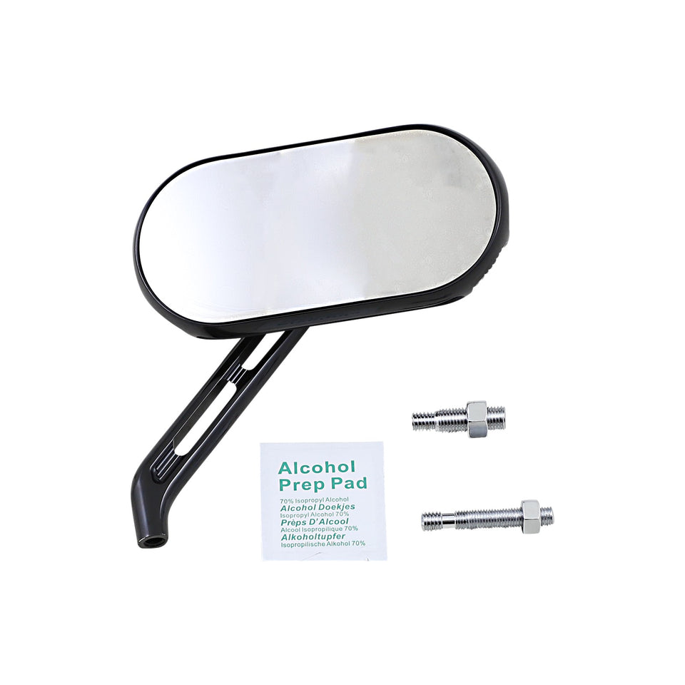 ARLEN NESS - MIRROR - SIDEKICK - SIDE VIEW - OVAL - BLACK - RIGHT