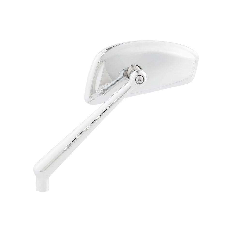 ARLEN NESS - MIRROR - TEARCHOP - SIDE VIEW - TEARDROP - CHROME - LEFT