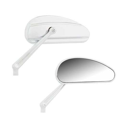 ARLEN NESS - MIRRORS - DOWNDRAFT - SIDE VIEW - ELONGATED - CHROME