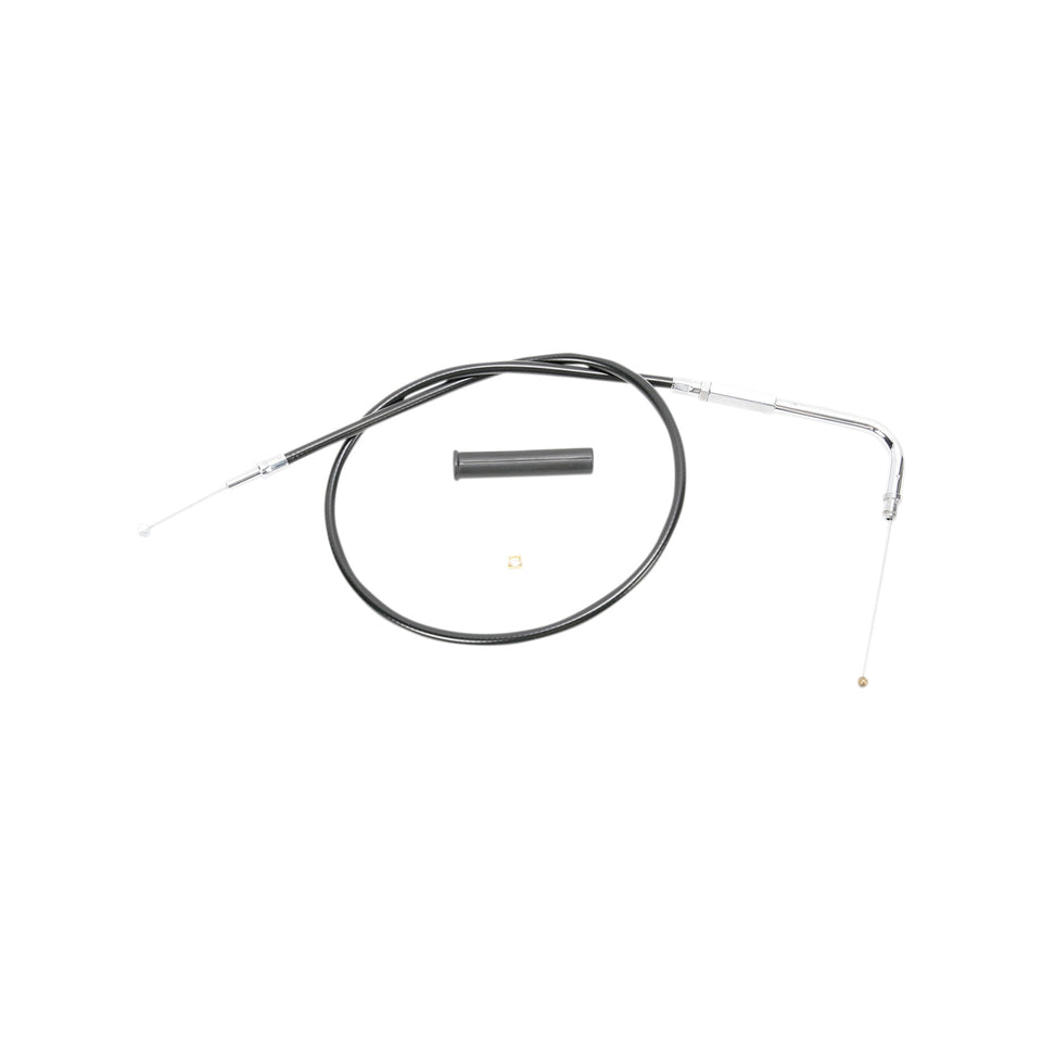 DRAG SPECIALTIES - BLACK VINYL THROTTLE CABLE - 37"