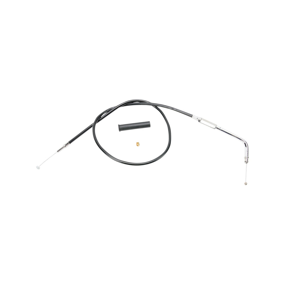 DRAG SPECIALTIES - BLACK VINYL THROTTLE CABLE - 39-1/2"