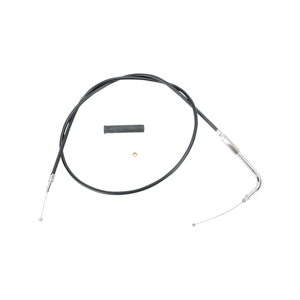 DRAG SPECIALTIES - BLACK VINYL THROTTLE CABLE - 45-1/2"