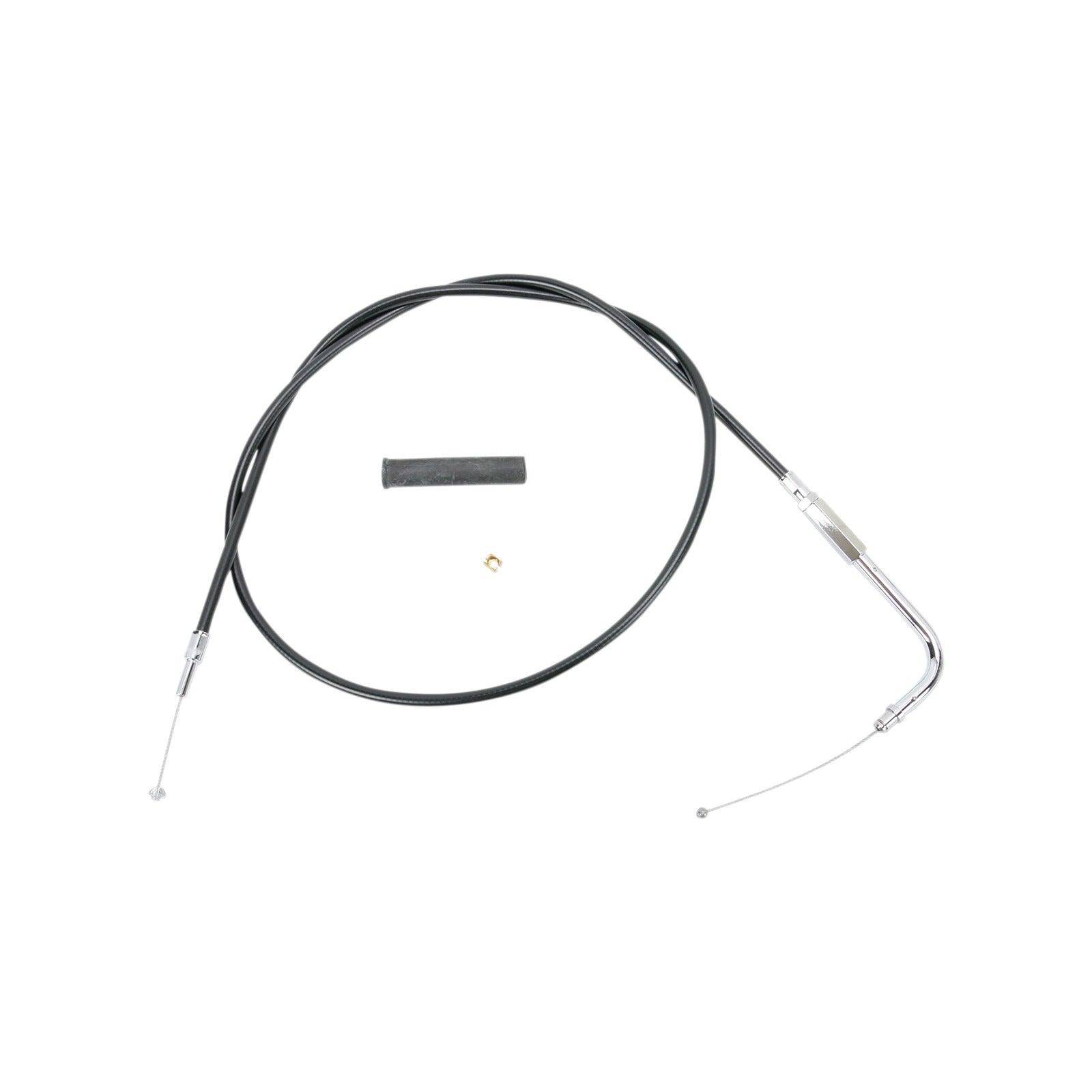DRAG SPECIALTIES - BLACK VINYL THROTTLE CABLE - 47-1/2"