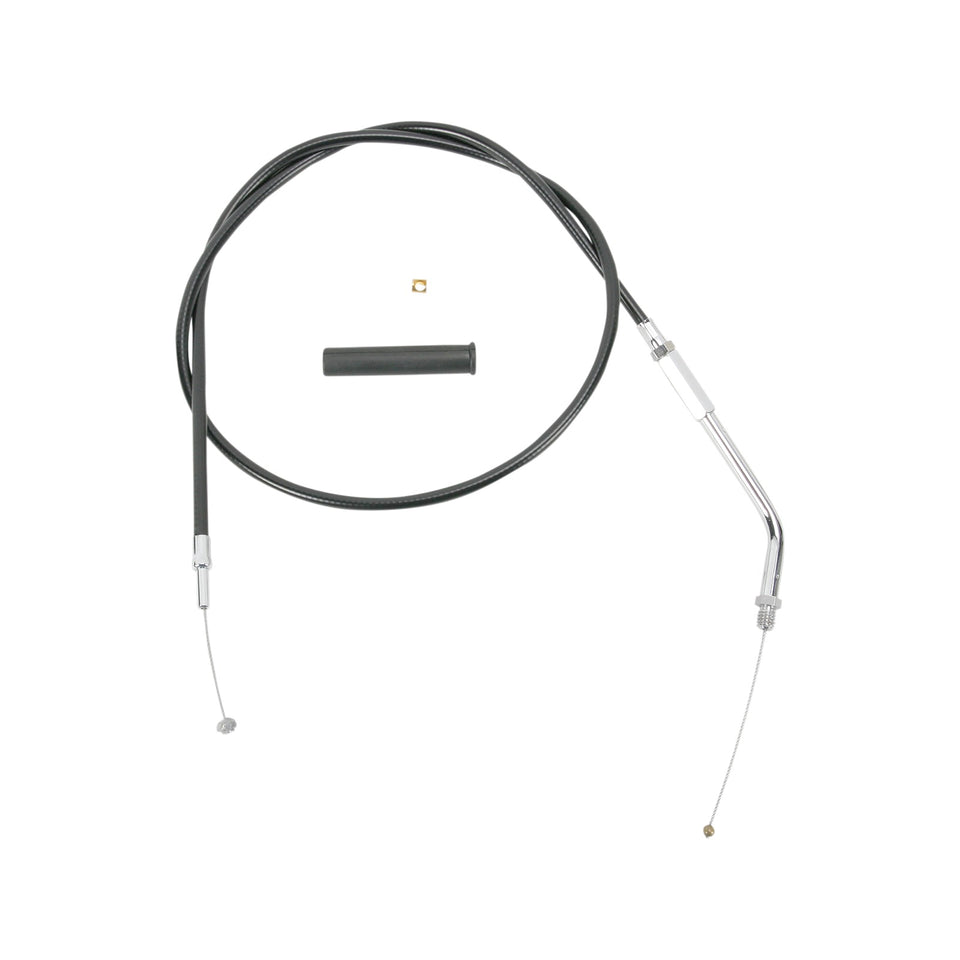 DRAG SPECIALTIES - BLACK VINYL THROTTLE CABLE - 32-1/2"