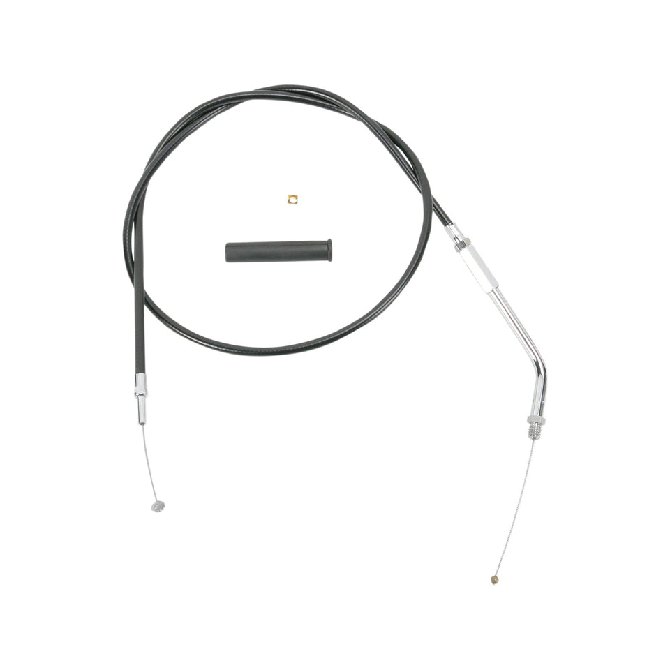 DRAG SPECIALTIES - BLACK VINYL THROTTLE CABLE - 32-1/2"