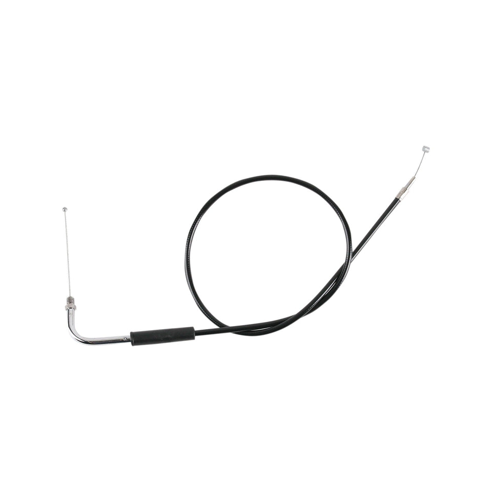 DRAG SPECIALTIES - BLACK VINYL THROTTLE CABLE - 33"