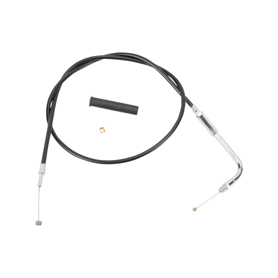DRAG SPECIALTIES - BLACK VINYL THROTTLE CABLE - 33-3/4"