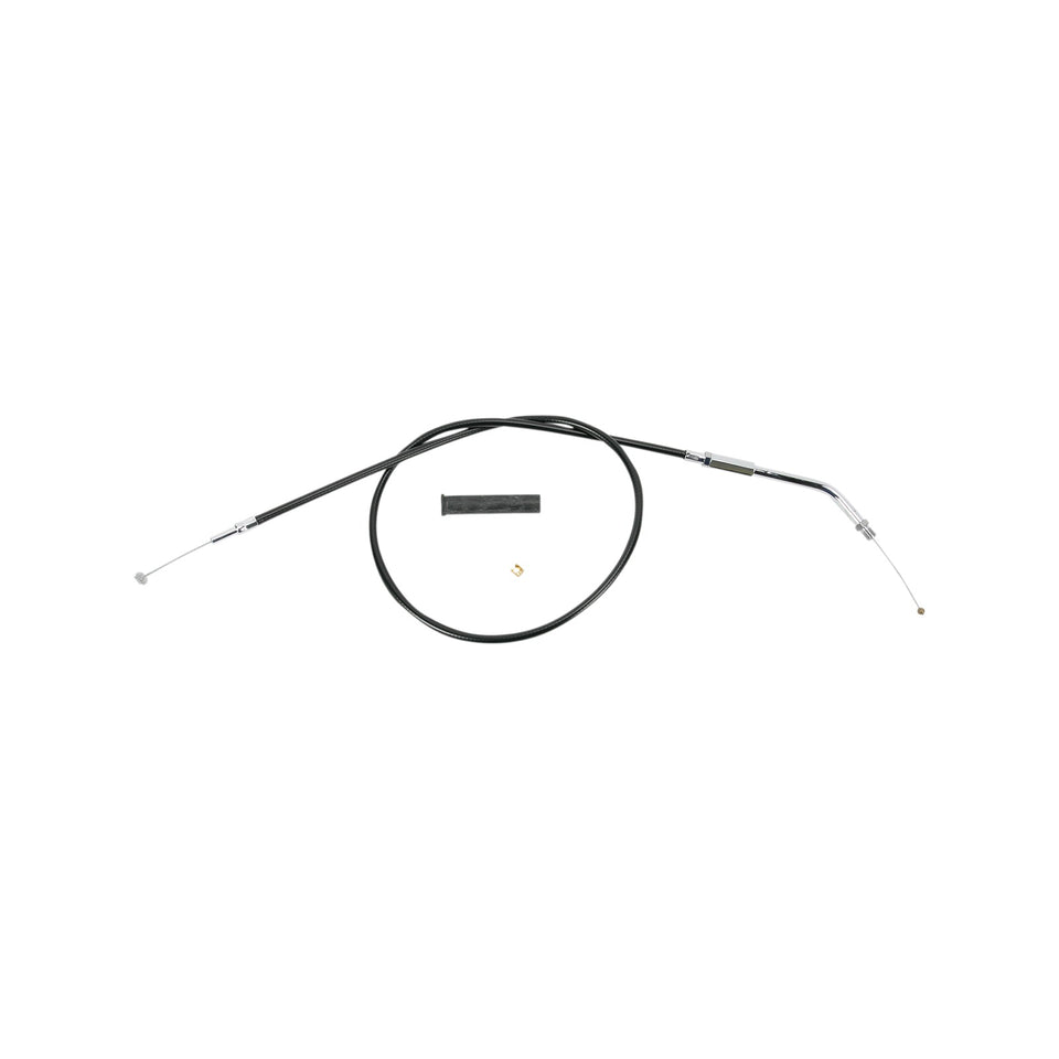 DRAG SPECIALTIES - BLACK VINYL THROTTLE CABLE - 42-1/2"