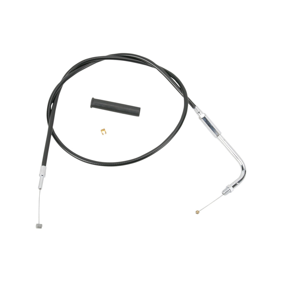 DRAG SPECIALTIES - BLACK VINYL THROTTLE CABLE - 32-1/2"