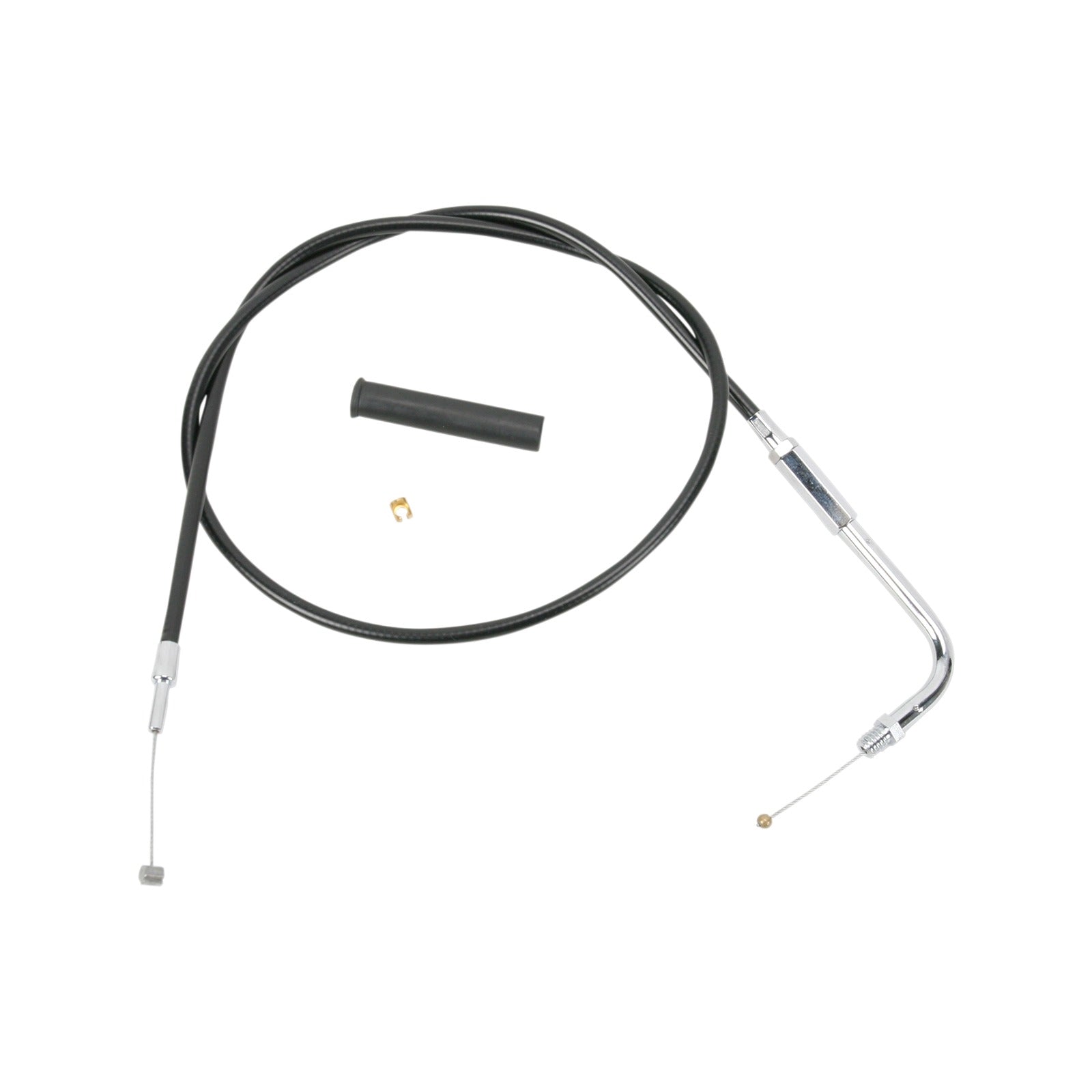 DRAG SPECIALTIES - BLACK VINYL THROTTLE CABLE - 34-1/2"
