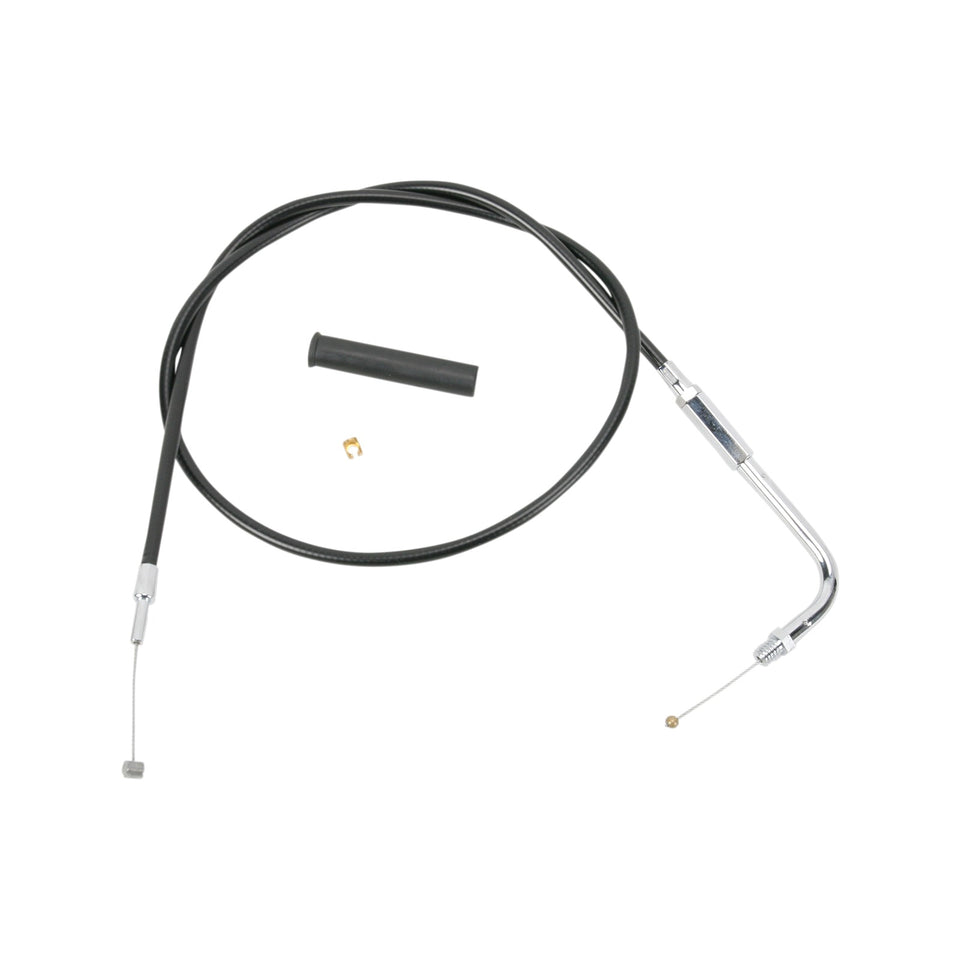 DRAG SPECIALTIES - BLACK VINYL THROTTLE CABLE - 36-1/2"
