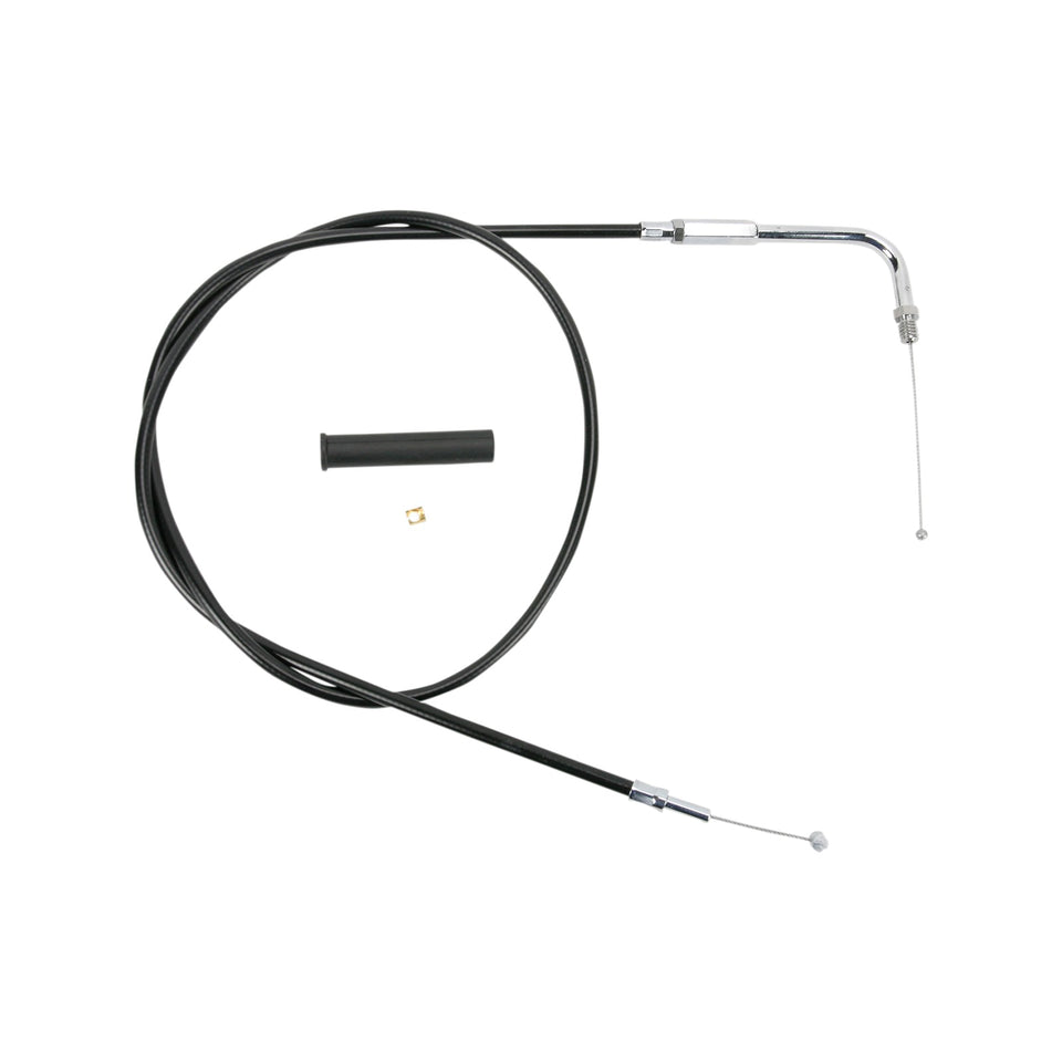 DRAG SPECIALTIES - BLACK VINYL THROTTLE CABLE - 44"