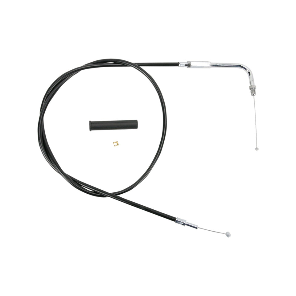 DRAG SPECIALTIES - BLACK VINYL THROTTLE CABLE - 44"