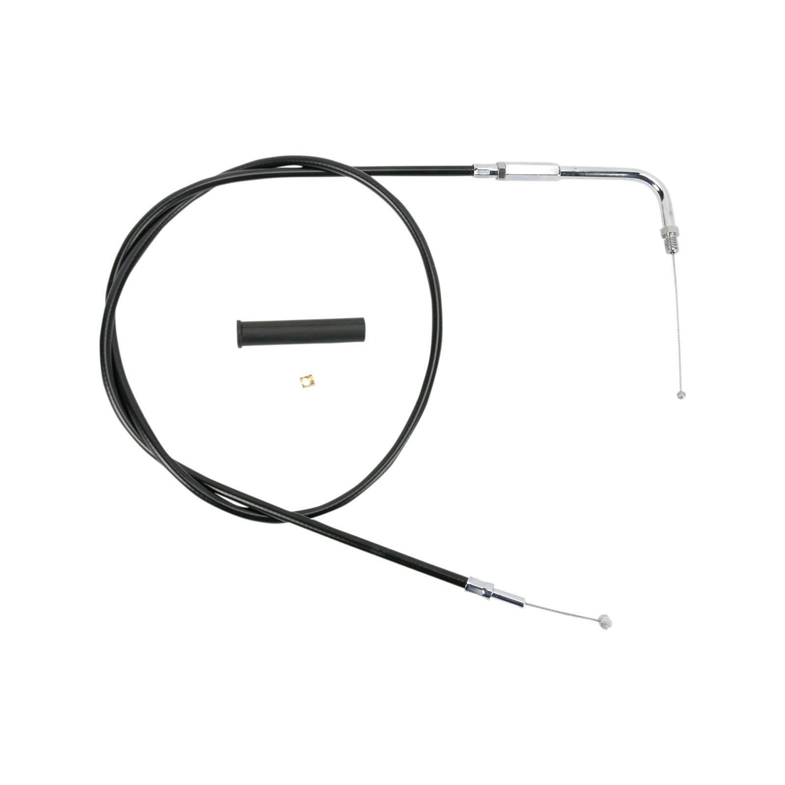 DRAG SPECIALTIES - BLACK VINYL THROTTLE CABLE - 45-1/2"