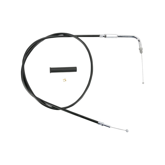DRAG SPECIALTIES - BLACK VINYL THROTTLE CABLE - 45-1/2"