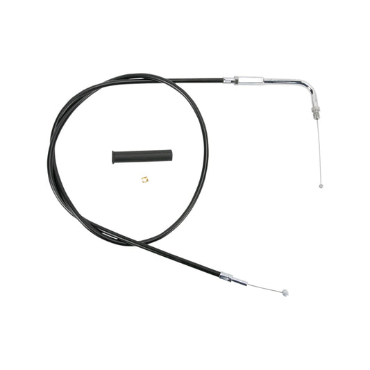 DRAG SPECIALTIES - BLACK VINYL THROTTLE CABLE - 48"