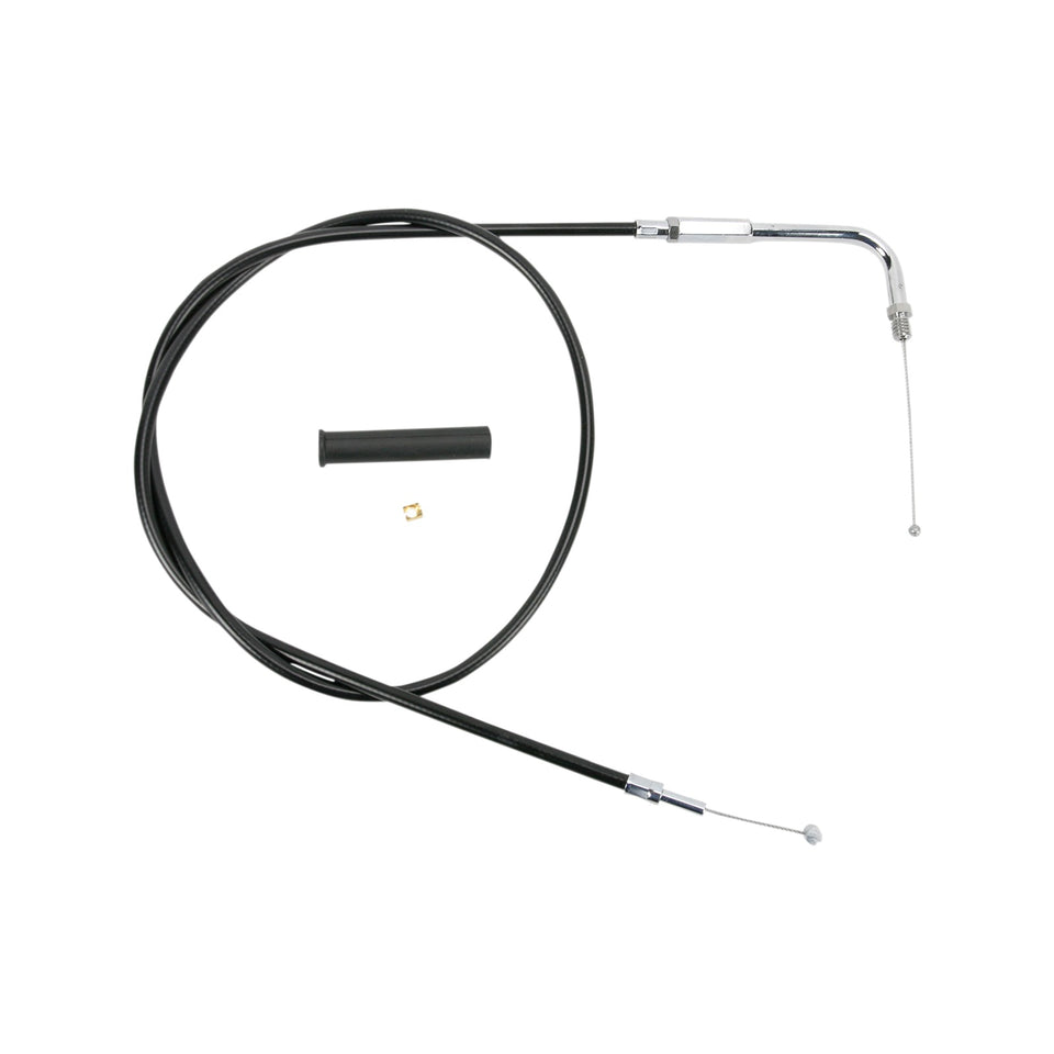 DRAG SPECIALTIES - BLACK VINYL THROTTLE CABLE - 48"