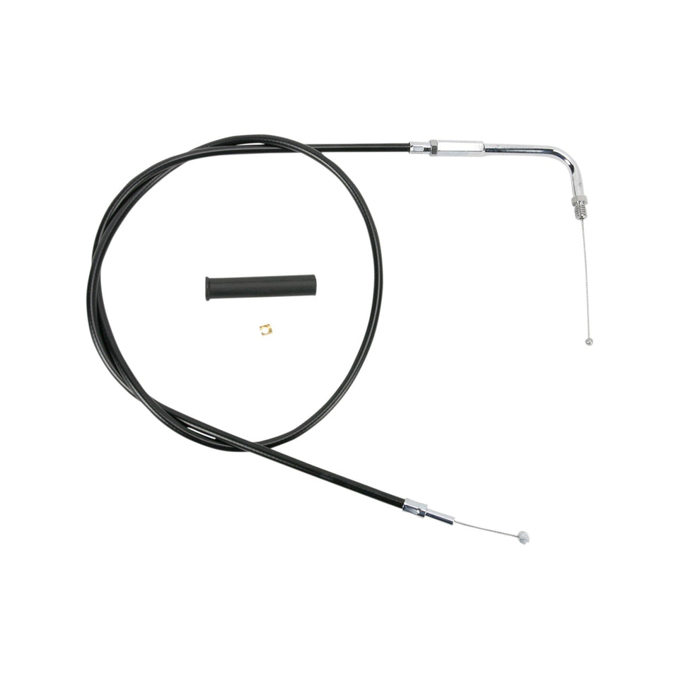 DRAG SPECIALTIES - BLACK VINYL THROTTLE CABLE - 48"