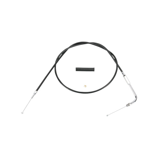 DRAG SPECIALTIES - BLACK VINYL THROTTLE CABLE - 42"