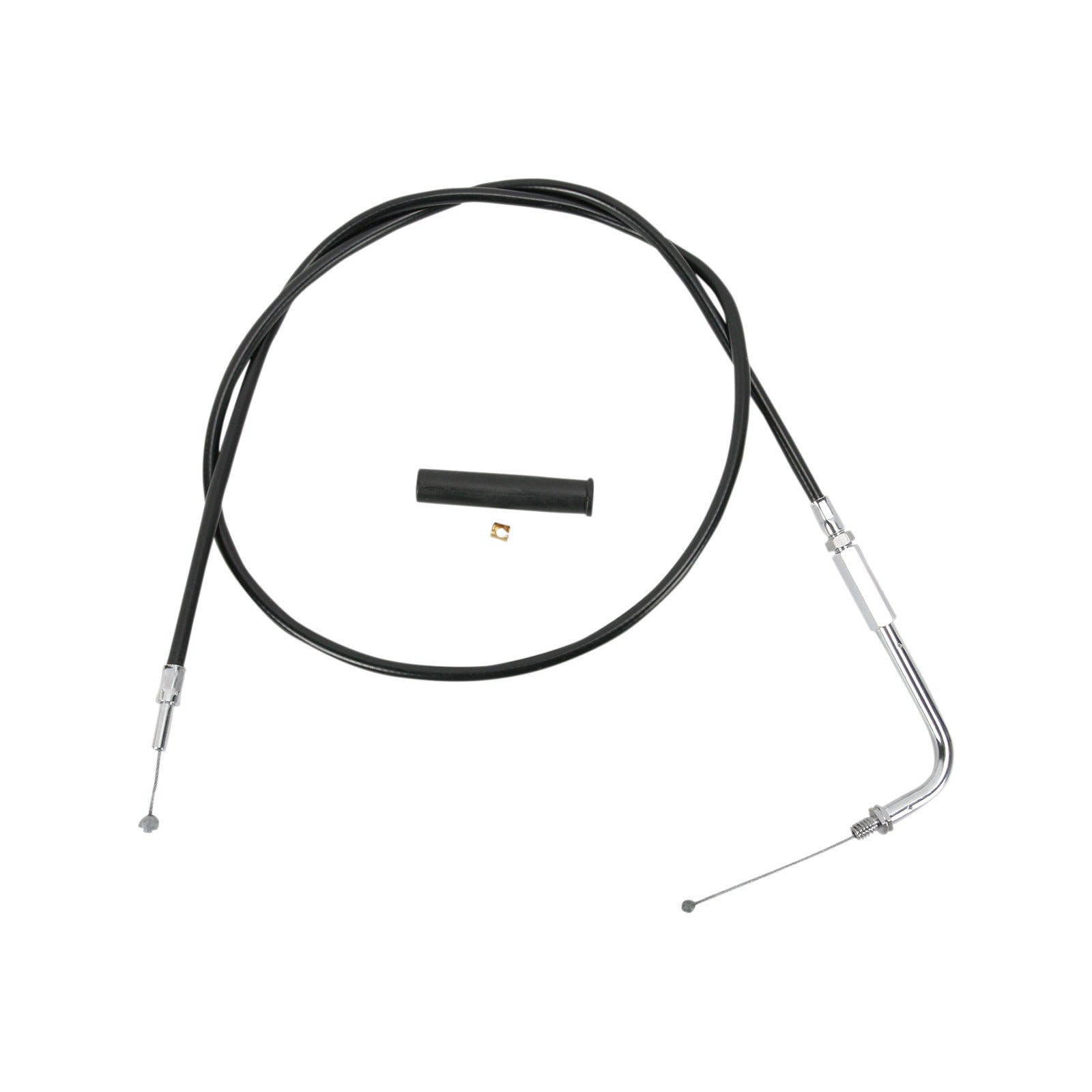 DRAG SPECIALTIES - BLACK VINYL THROTTLE CABLE - 39-1/2"