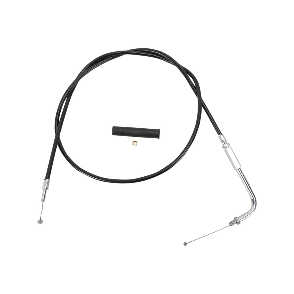 DRAG SPECIALTIES - BLACK VINYL THROTTLE CABLE - 39-1/2"
