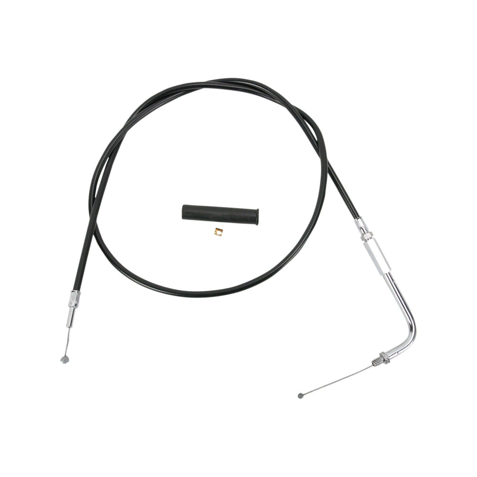DRAG SPECIALTIES - BLACK VINYL THROTTLE CABLE - 38"