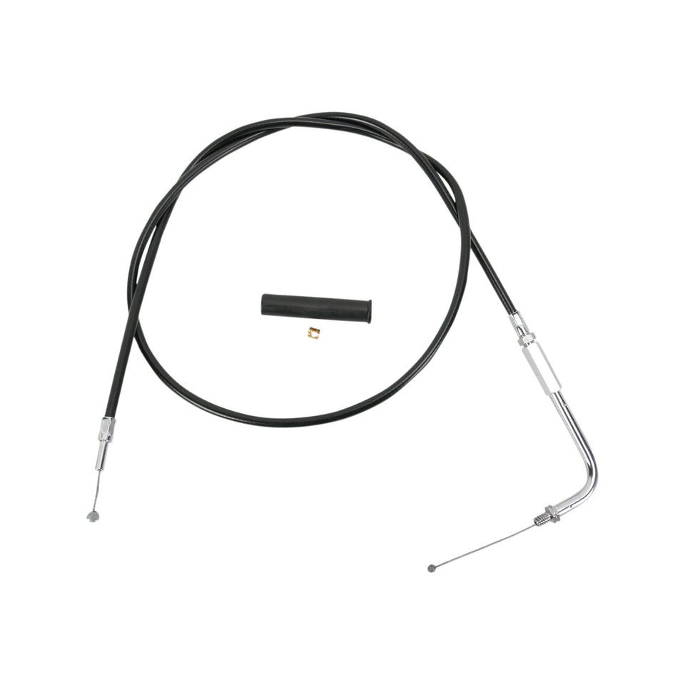 DRAG SPECIALTIES - BLACK VINYL THROTTLE CABLE - 38"