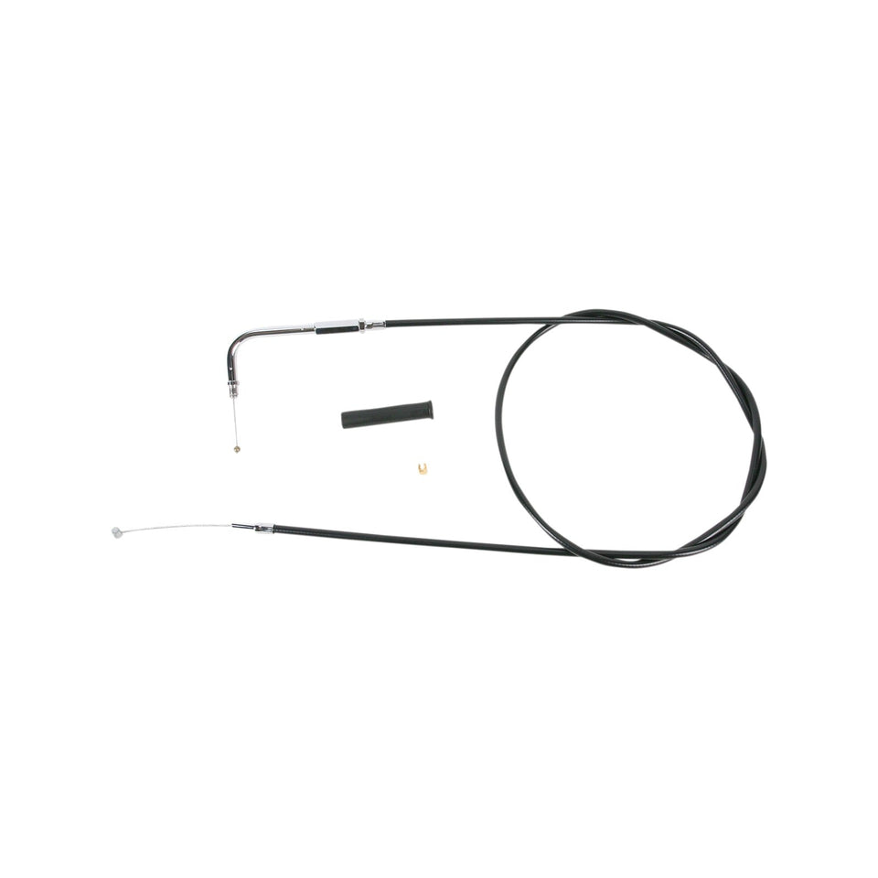DRAG SPECIALTIES - BLACK VINYL THROTTLE CABLE - 42-1/2"