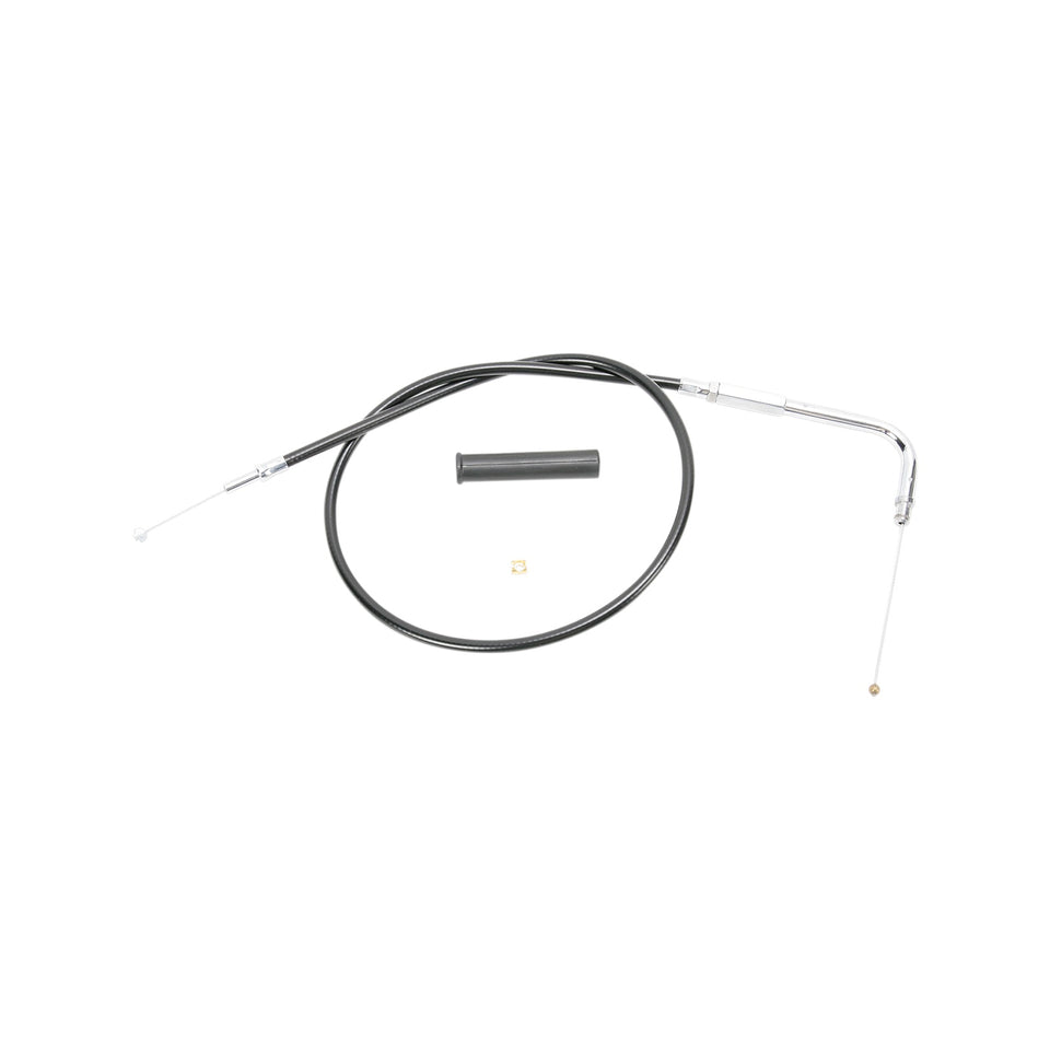 DRAG SPECIALTIES - BLACK VINYL THROTTLE CABLE - 42-1/2"