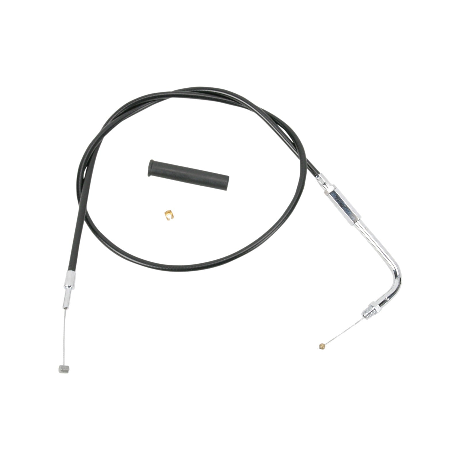 DRAG SPECIALTIES - BLACK VINYL THROTTLE CABLE - 42-1/2"